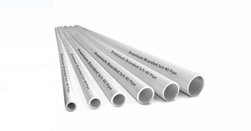 White Round Shape Unit Length 12 Meter And Diameter 2 Inch Pvc Water Pipes Application: Construction