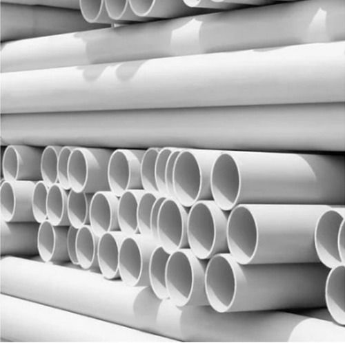 White Round 6 Meter Length 5 Inches 2 Mm Thick Diameter Cpvc Pipes