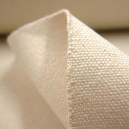 100%Cotton 100 Percent Cotton Plain Pattern Light In Weight Cream Canvas Fabric, 90 Meter