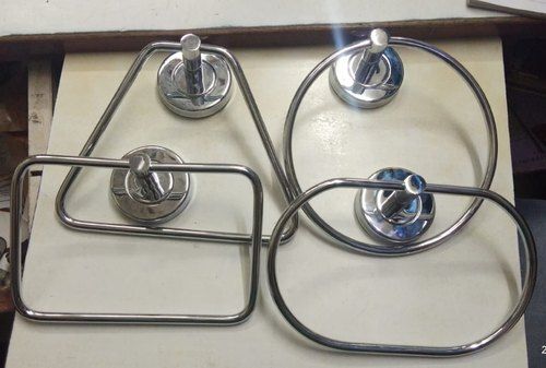 Aluminum Corrosion Resistance Light Weight Stainless Steel Glossy Towel Ring 