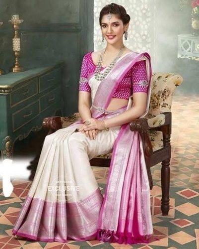 Multicolour 100 Percent Art Silk And Fashionable Printed Saree For Ladies Party Wear