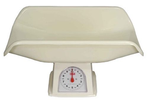 Large And Smooth Surface Tray Platform Comfortably Cradle Baby Weighing Machine