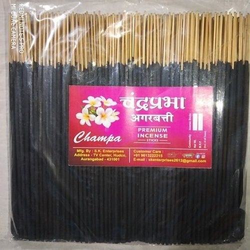 Flower Nature Friendly Chemical And Charcoal Free Low Smoke Fresh Fragrance Black Incense Stick 