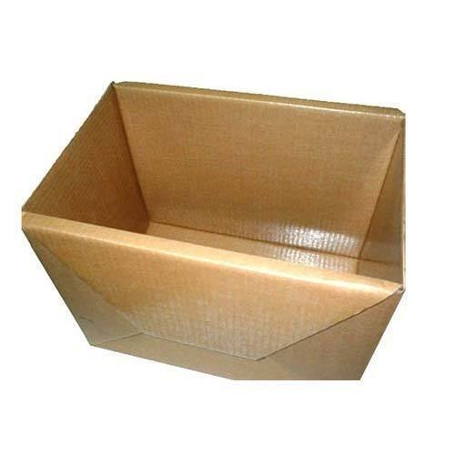 Plain Brown Paper Rectangular Shape Laminated Corrugated Cardboard Boxes