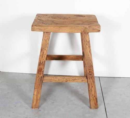 Easy To Clean Termite Resistant Long Durable Elegant Look Brown Wooden Stool Carpenter Assembly