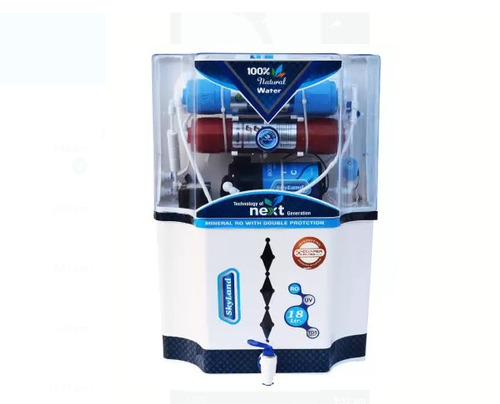 घर के लिए व्हाइट एंड ब्लू प्लास्टिक वॉल माउंटेड नेक्स्ट रो वाटर प्यूरीफायर, 220 V पावर: 10 वाट (W)