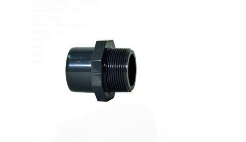 1 Inch Size Water Resistant And Durable Black Half Thread Pvc Pipe Socket