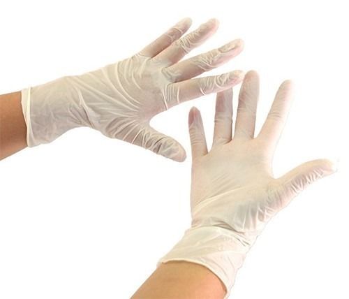 100 Percent Latex Free White Medical Gloves For Hand Security For Surgical  Grade: Industrial