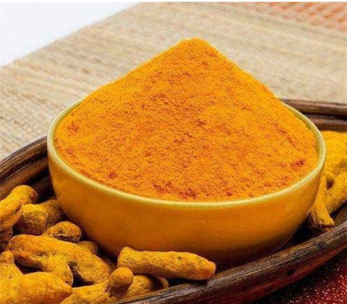 A Grade Made From Fresh Dried Turmeric Fingers Yellow Turmeric Powder Pack Of 1 Kg