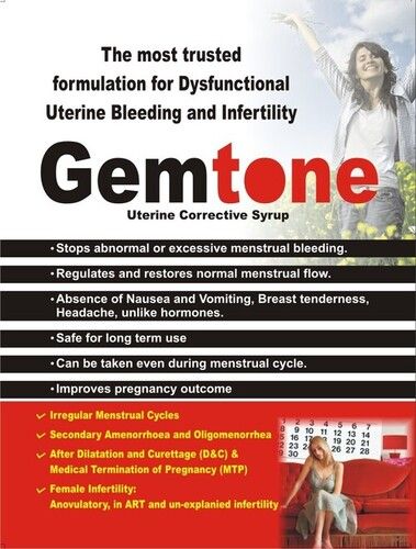 Ayurvedic Gemtone Uterine Corrective Syrup