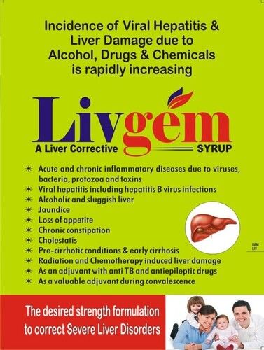 Ayurvedic Livgem Liver Corrective Tonic