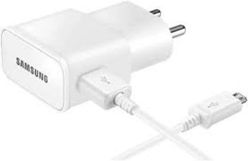 White Fast Usb-Powered Prime Adapter Like Samsung Galaxy Mobile Charger 