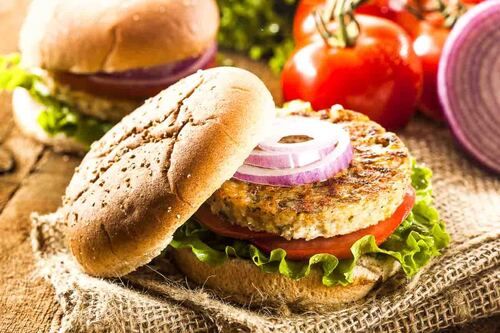 Healthy Flavor Delicious Made With Natural Ingredients Black Bean Burger Grade: A