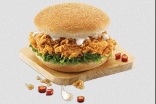 Healthy Flavour Delicious Made With Natural Ingredients Tasty Chicken Zinger Burger