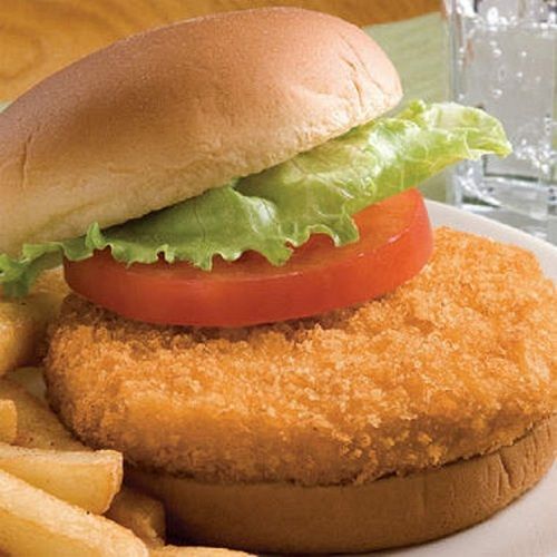 Healthy Flavour Made With Natural Ingredients Crunchy Chicken Burger