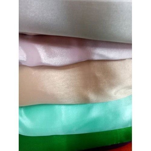 Grey Pink Cream Sky-Blue Green Red 100 Percent Light Weight And Smooth Multi Color Poly Silk Fabric, 44 Inch