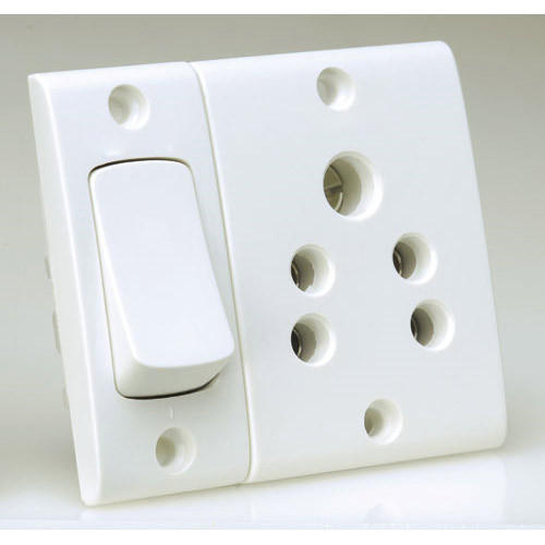 Light Weight Long Durable Shock Proof Heavy Duty Highly Efficient Switch Socket Application: Electronic Products