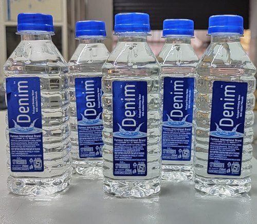 Lightweight Recyclable And Transparent Leakproof Denim Mineral Water Packaging: Plastic Bottle