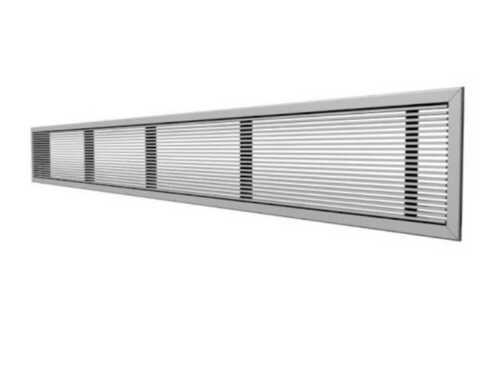 Any Color Linear Air Grilles In Extruded Aluminum Frame Material, Powder Coating Finish