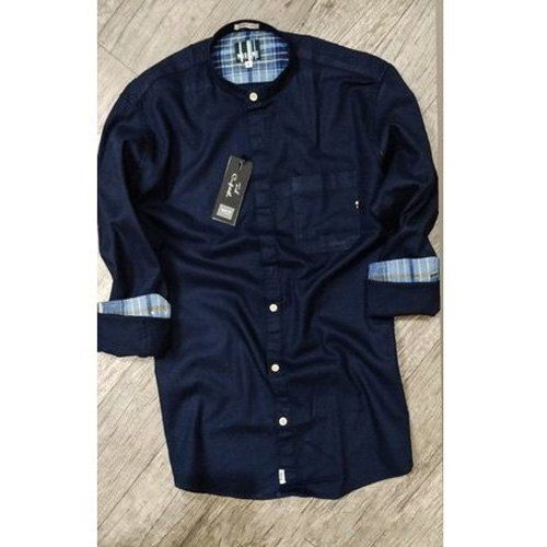 Men Casual Full Sleeves Comfortable Skin Friendly Breathable Cotton Plain Shirts Age Group: 15-25