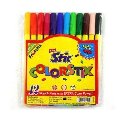 Sketch Pens  Single Colors  Blue Red Green