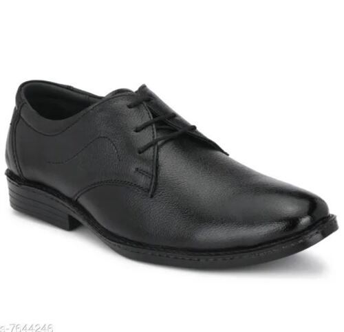 Breathable Perfect Look Comfortable Leather And Light Weight Black Formal Shoes For Men