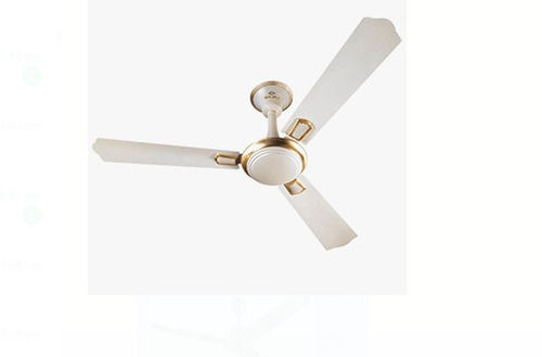 Power 50 Watt Related Voltage 220 Speed 400 Rpm White And Golden Bajaj Ceiling Fan Blade Diameter: 12 Millimeter (Mm)