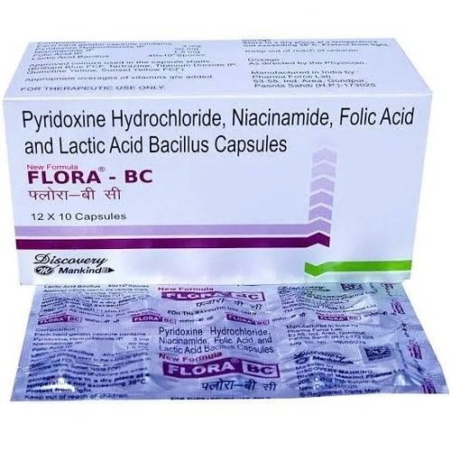 Flora-Bc Pyridoxine Hydrochloride Niacinamide Folic Acid And Lactic Acid Bacillus Capsules Medicine Raw Materials