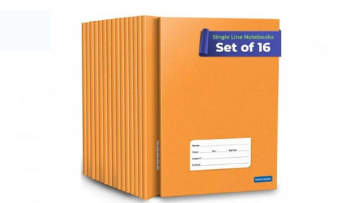 Rectangular Rectangle Shape 120 Pages Soft Cover Perfect Binding A4 Size Paper Notebook 