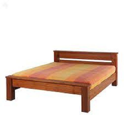 Termite Resistance Easy To Clean Durable Solid And Strong Brown Wooden Bed