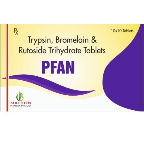 Multicolor Trypsin Bromelain And Rutoside Trihydrate Tablets