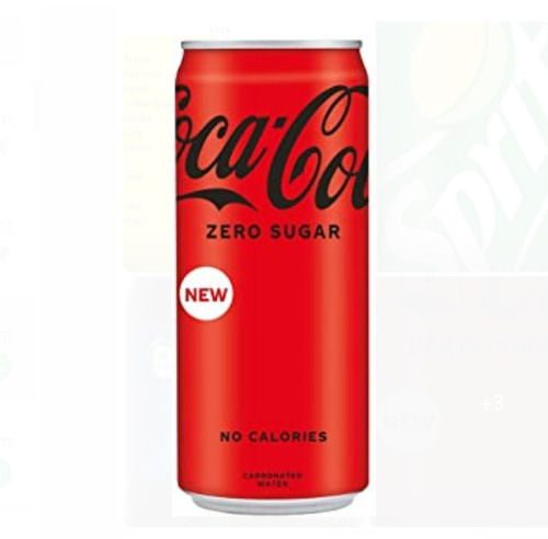 300 Ml Pack 0 Percent Alcohol Coca Cola Zero Sugar Soft Drink 