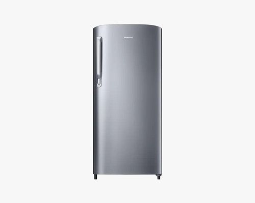 Grey Color Stylish Crown Design Single Door Samsung Refrigerator For Home Capacity: 190 Kg/Hr