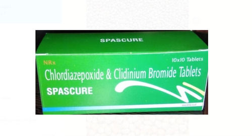 Chlor-diazepoxide And Clidinium Bromide Tablets Pack Of 10x10 Tablets