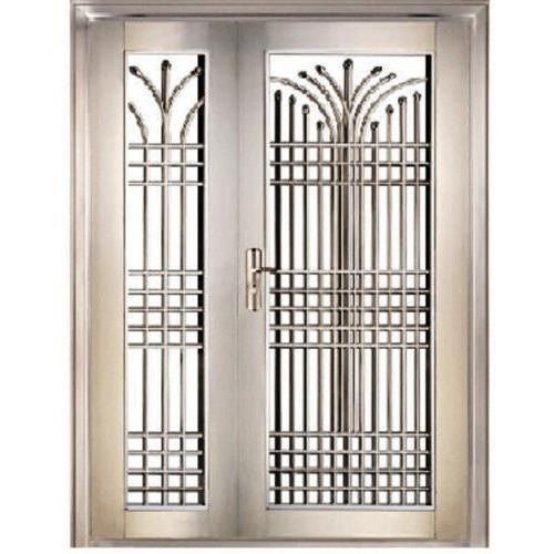 Corrosion Resistance Modern Design Strong And Solid Long Durable Golden Steel Door