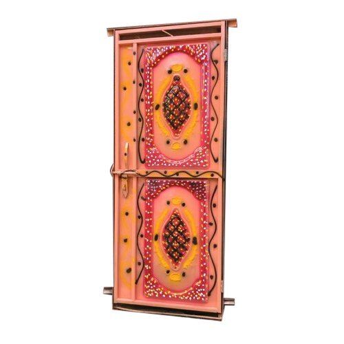 All Decorative Hinge Type Iron Single Door With Rectangular Shape And 7 Feet Height