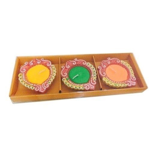 Eco Friendly Non Toxic Elegant And Handmade Diwali Decoration Multicolor Fancy Diya Hardness: Rigid