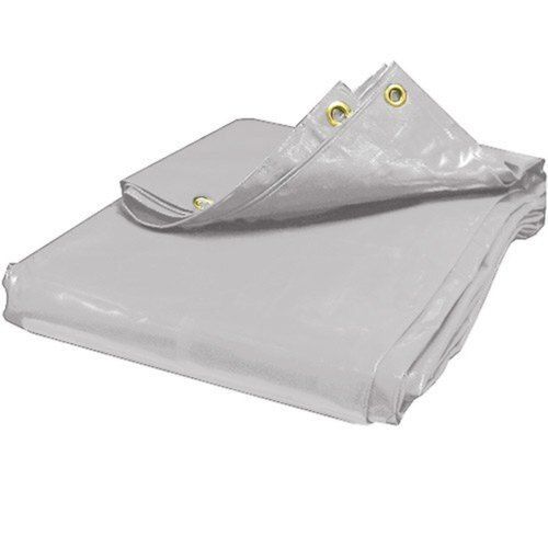 Lightweight Water And Uv Resistance Protective Covering White Pvc Tarpaulin Sheet
