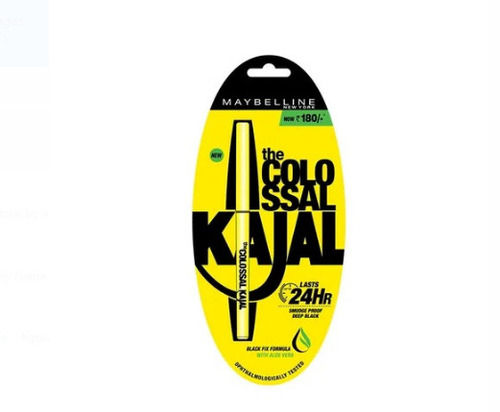 Smudge Proof And Water Resistant Black Maybelline Colossal Kajal