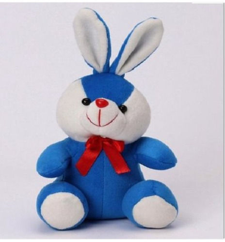 Soft White And Blue Fully Flexible Rabbit Toys For Children