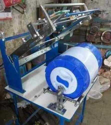 Water Jug Screen Printing Machine, Color Coated And 10 Liter Water Jug Capacity