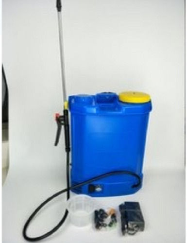 Blue Plastic Body Battery Powered 12 Liters Capacity Agriculture Sprayer Pump 