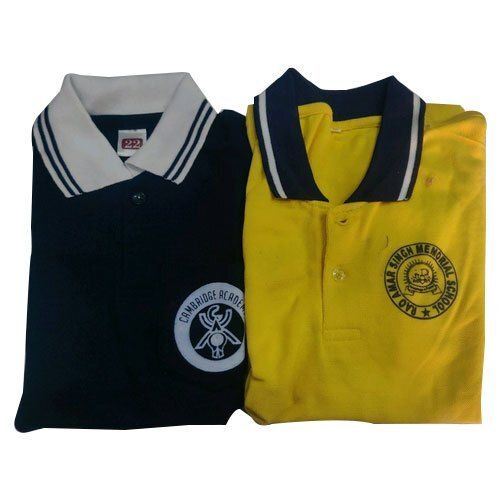 Comfortable And Breathable Skin Friendly School Uniform T-shirt