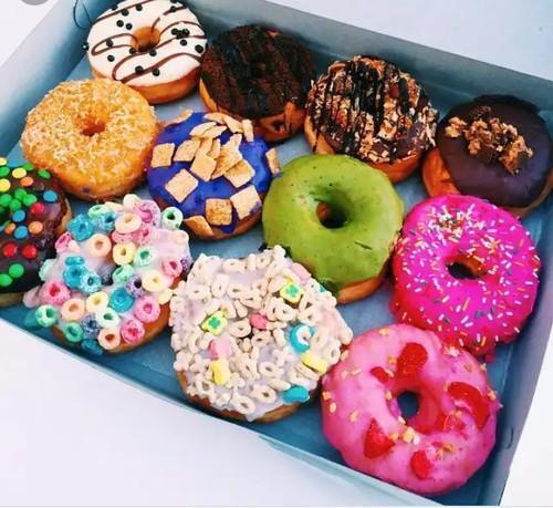 Delicious Colorful Donuts Cookies
