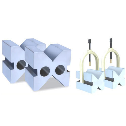 Easy To Use And Efficient Cost Effective Sleek Modern Design Ultra Stainless V Blocks Clamp Application: Industrial