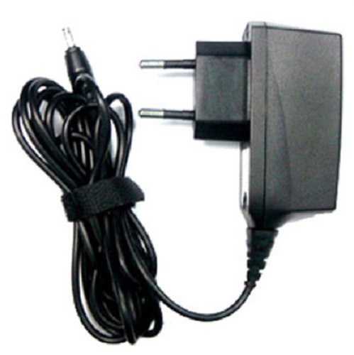 High Performance Long Lasting And Heat Resistant Black Color Mobile Charger - Plastic Body, 1-Hour Fast Charge , Built-In Cable & LED Indicator
