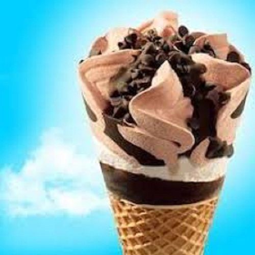 Hygienically Prepared Tasty And Yummy Chocolate Ice Cream Cone