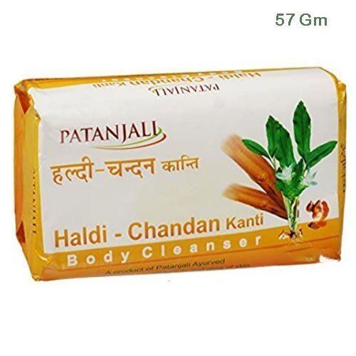 Keep Skin Clean And Moisturized Patanjali Haldi Chandan Kanti Body Cleanser Soap