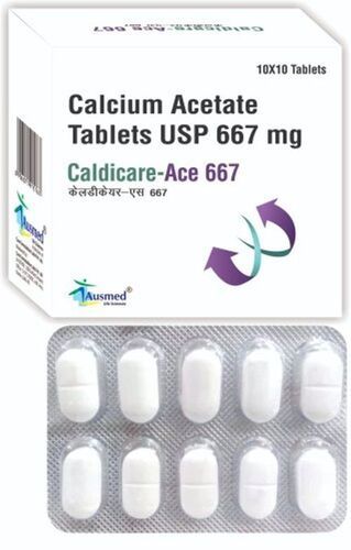 Keeps Low Levels Of Blood Phosphate Calcium Acetate Tablets Usp 667Mg Efficacy: Promote Healthy & Growth