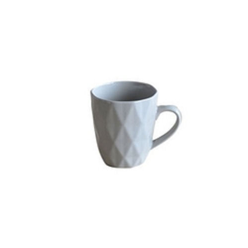 Light Weight And Unbreakable Round White Ceramic Coffee Mug